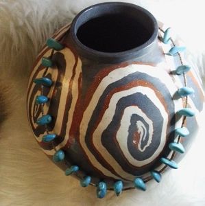 Vintage Turquoise Nugget necklace